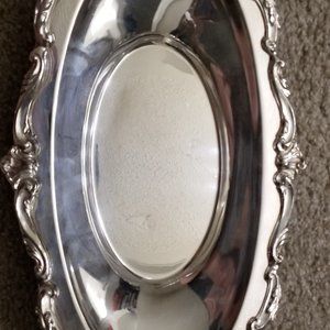 Silver Plated Footed Serving Tray